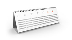 Imprimerie en ligne de calendriers de bureau